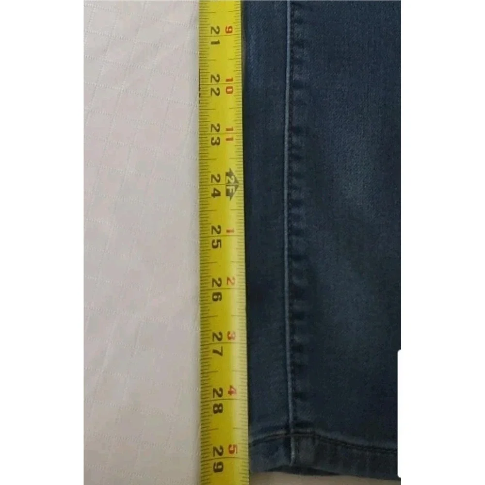 7 For All Mankind Jeans Mens 16 Blue Slimmy Slim Straight Stretch Denim 5-Pocket